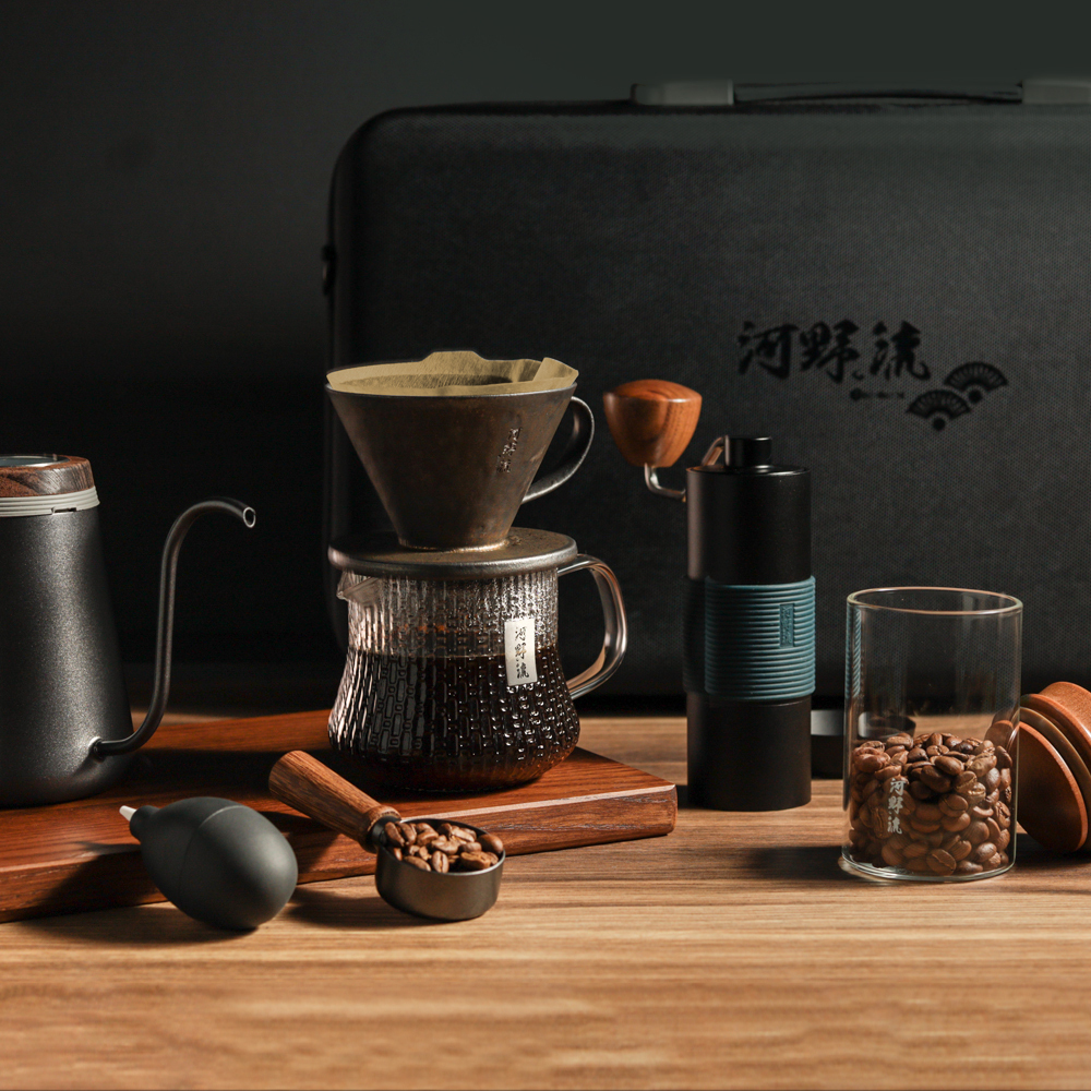 台灣製造 河野流 靜岡玻璃壺 420ml 咖啡壼 茶壼 (6)