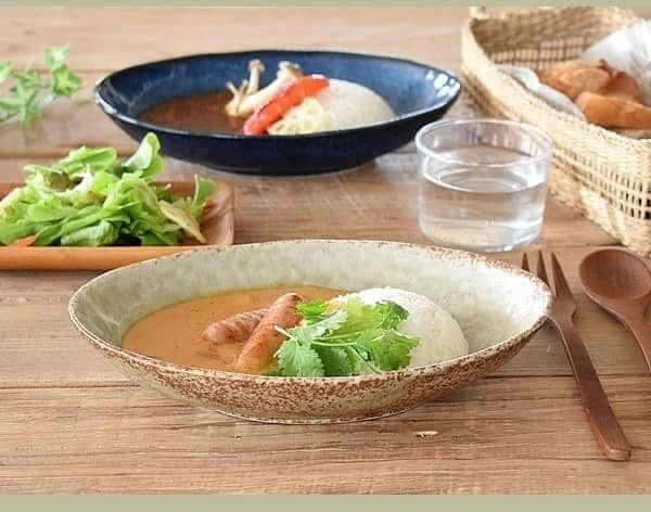日本製 美濃燒 Natural 天然橢圓深盤 23.8cm王球餐具