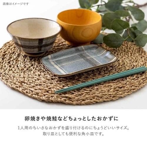 日本製美濃燒RACHE 方盤16.5cm王球餐具 (12)