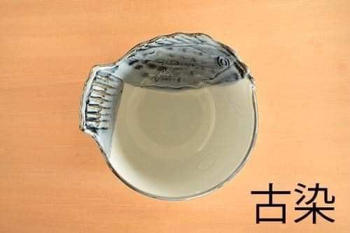 日本製美濃燒河豚小碗13cm王球餐具 (6)