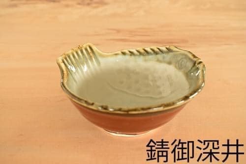 日本製美濃燒河豚小碗13cm王球餐具