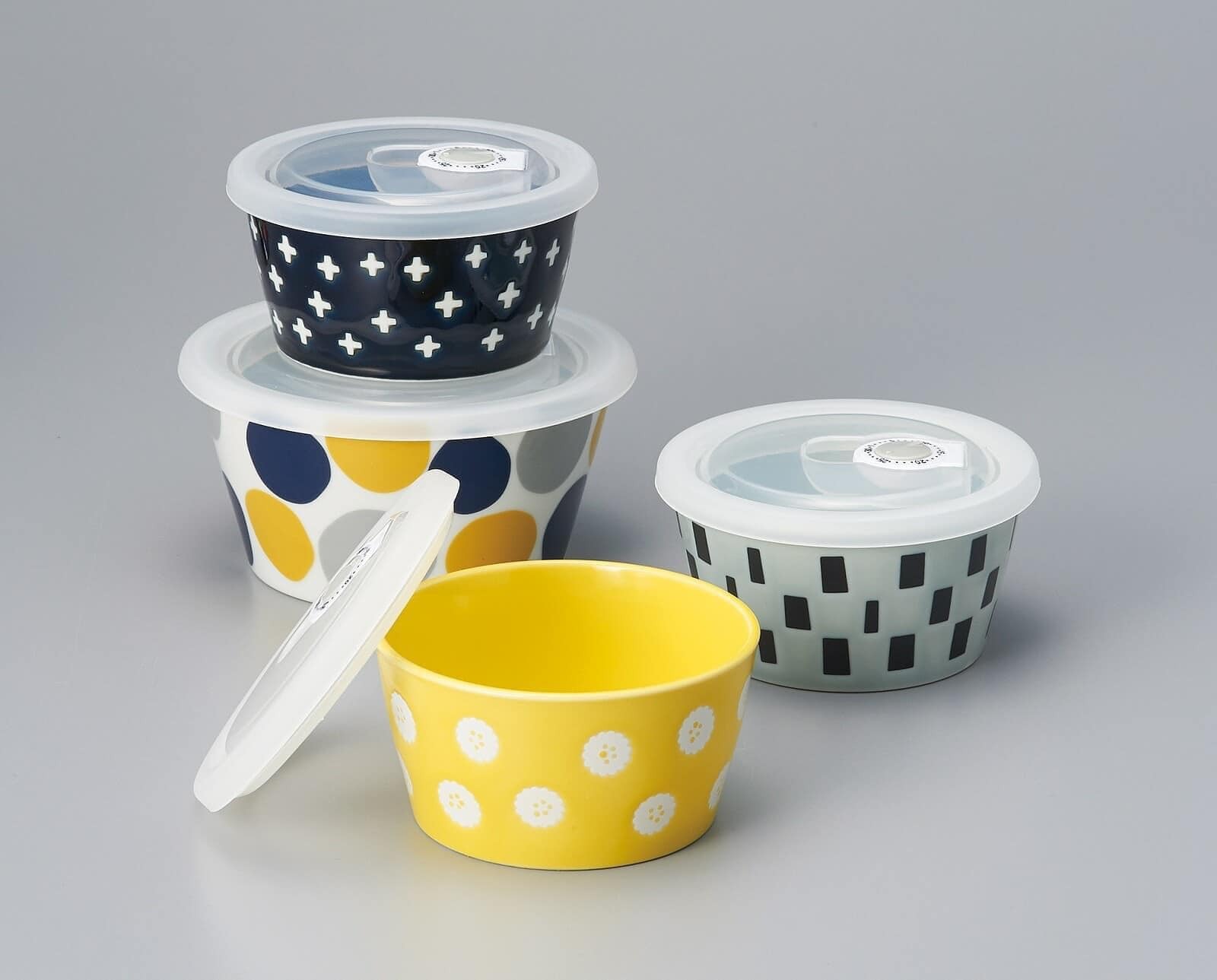 日本製【ZUITOU】北歐風 可用微波爐瓷碗 4個一組王球餐具