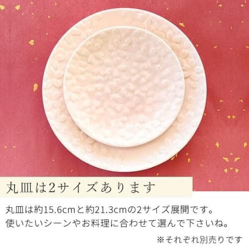 日本製美濃燒櫻花瓷餐盤 圓盤 長方盤王球餐具 (7)