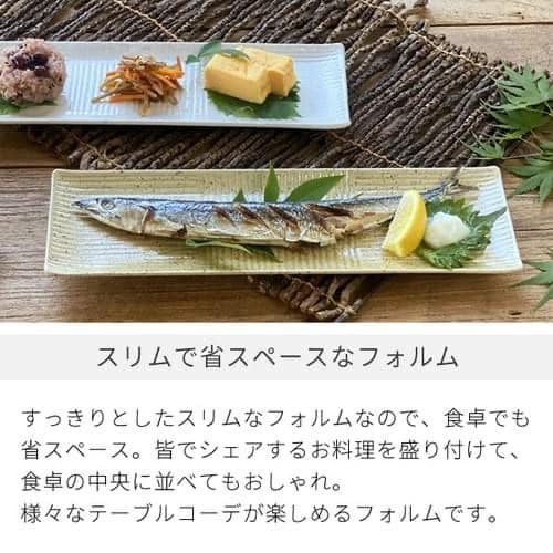 日本製美濃燒長盤33cm王球餐具 (3)