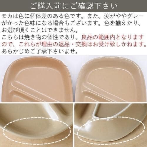 日本製美濃燒兩格餐盤王球餐具 (6)