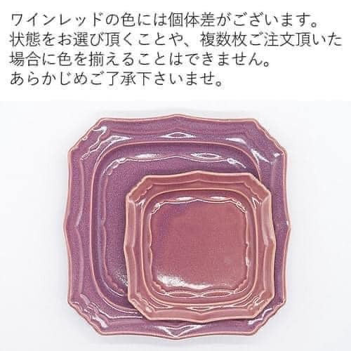 日本製美濃燒四方盤18.1cm日本餐盤王球餐具 (5)