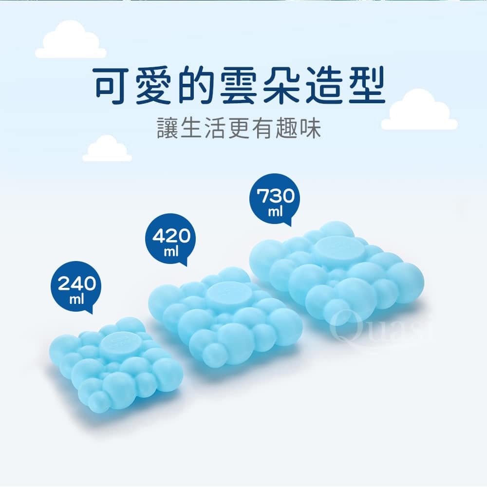 【KOMAX】韓國雲朵保冰磚3入組家用生活王球餐具 (3)