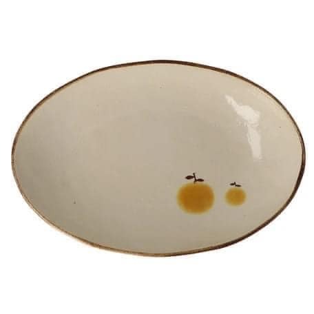 日本製餐盤IZAWA 橢圓盤 橢圓深盤王球餐具 (2)