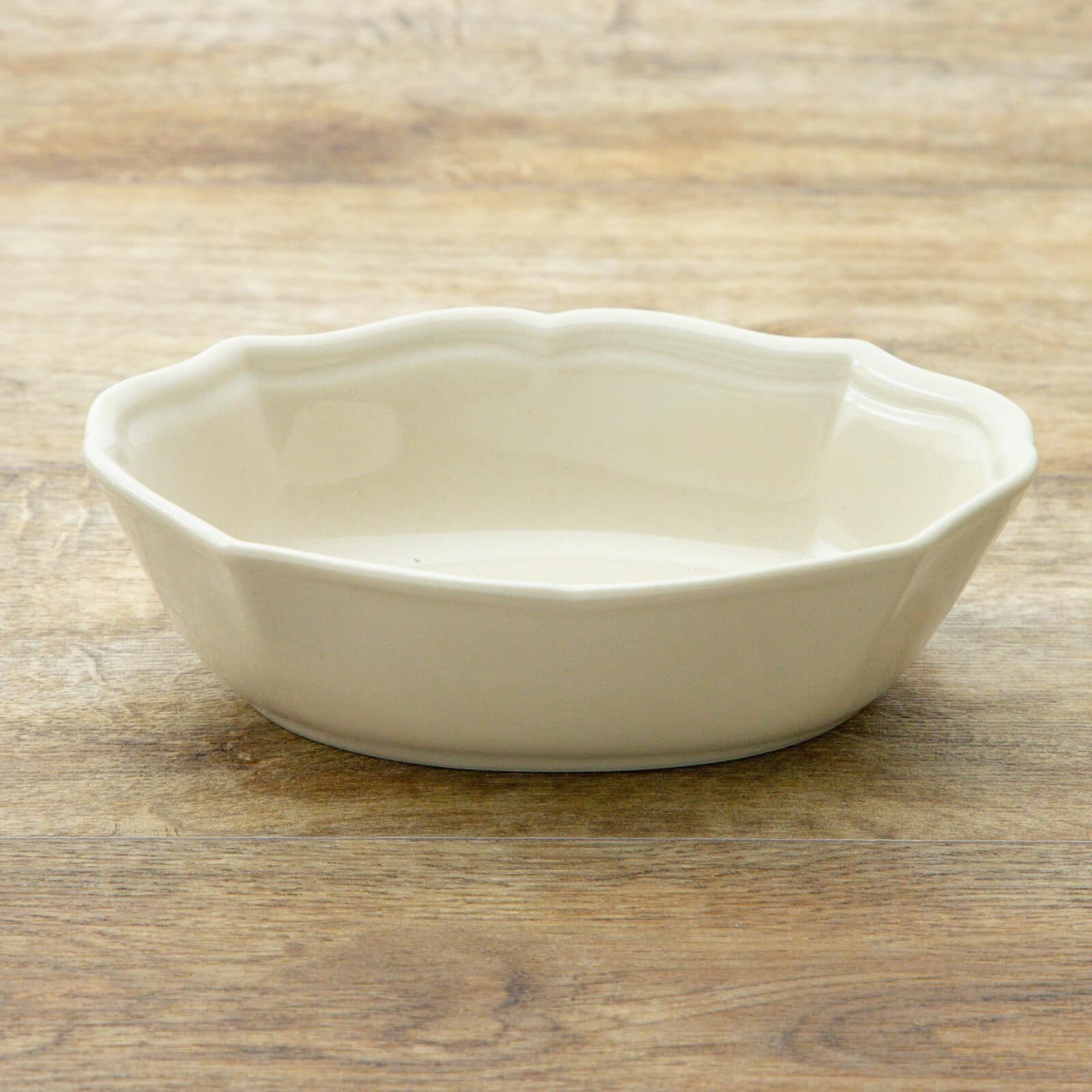 日本製【Vanves】日本美濃燒碗 象牙色瓷器橢圓 碗 17cm日本餐具 (3)