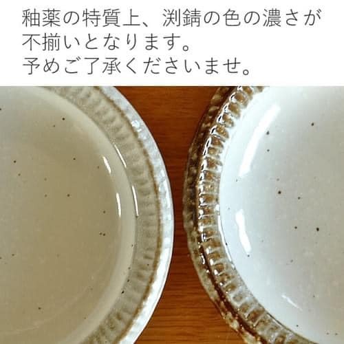 日本餐具義大利麵盤 梨地日本瓷器 美濃燒日本餐盤橢圓深盤22.5cm王球餐具 (5)