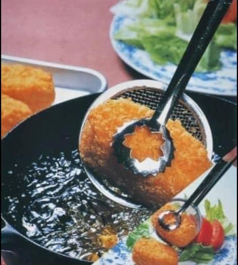 日本製 揚物夾餐具 油炸夾 漏油杓附夾 王球餐具