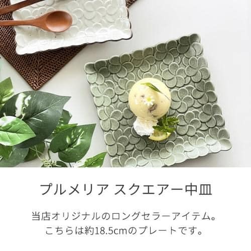 日本瓷器 餐盤美濃燒雞蛋花方盤 日本碗盤 日本盤 王球餐具 (5)