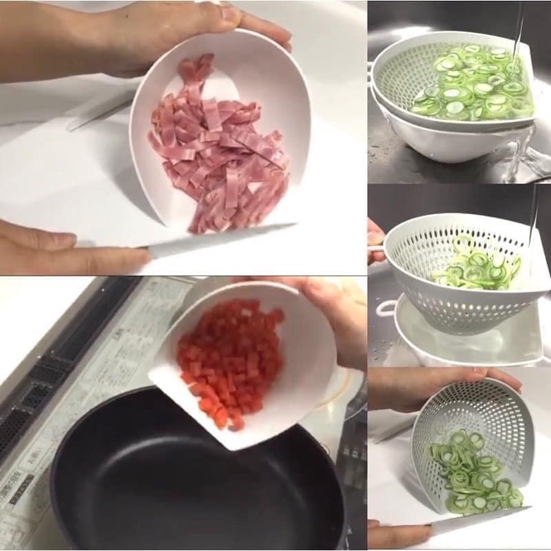 日本製食器 曙產業 日本廚房用具小型濾網濾缽兩件組 王球餐具 (6)