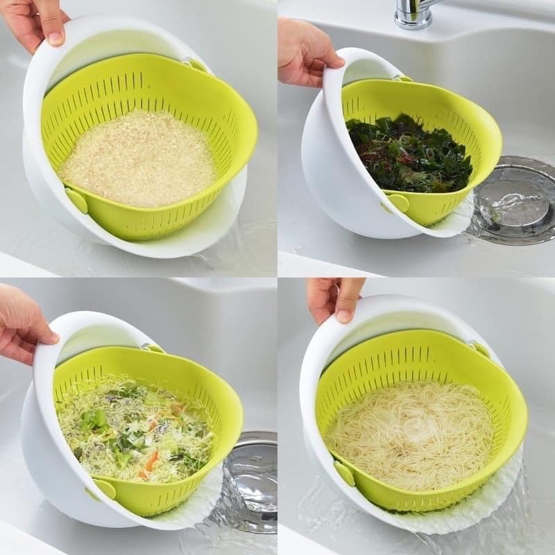 日本食器 曙產業日本製廚房工具 瀝水調理缽22cm 王球餐具 (3)