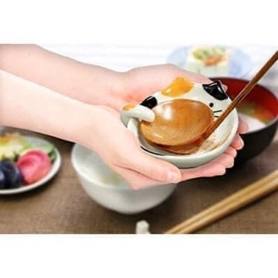 日本餐具 小柳產業造型陶製湯勺架 王球餐具 (4)