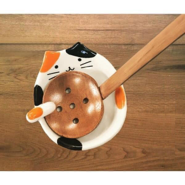 日本餐具-小柳產業造型陶製湯勺架-王球餐具-(2)