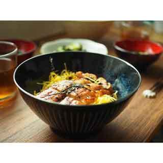 日本食器美濃燒瓷器十草飯碗-麵碗-王球餐具-(21)