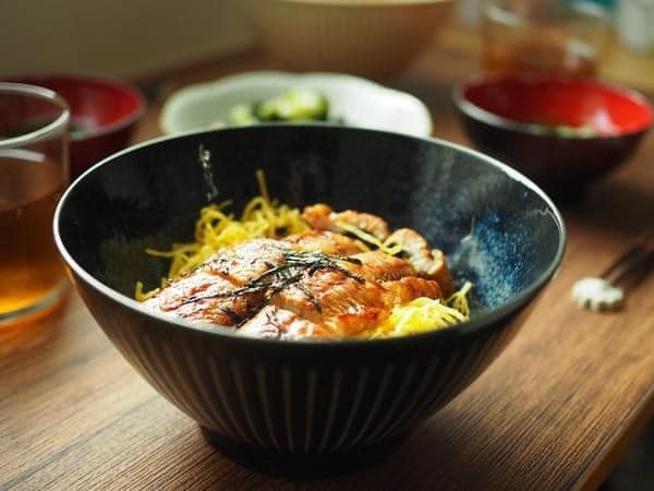 日本食器美濃燒瓷器十草飯碗 麵碗 王球餐具 (2)