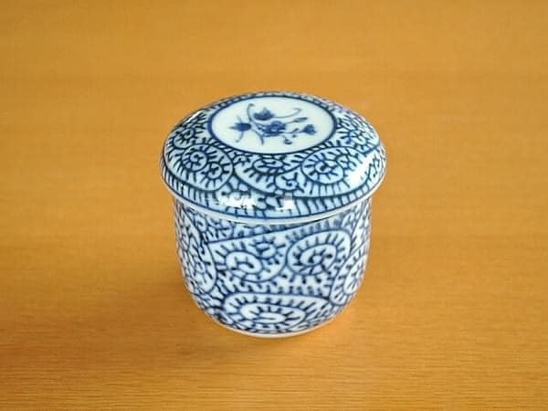 日本美濃燒蔓藤花紋茶碗蒸200ml (2)