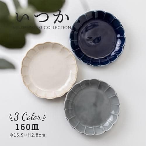 日本餐具Ltsuka菊形餐盤 美濃燒-17深盤-16平盤 (5)