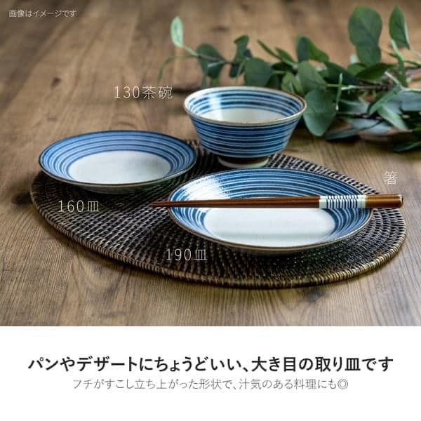 日本餐盤美濃燒瓷器南風深盤19cm 王球餐具