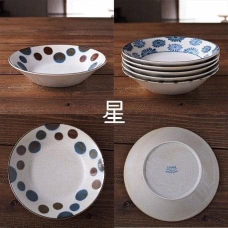 日本餐具 美濃燒 盤子 南風系列 餐盤21.5cm 王球餐具 (2)