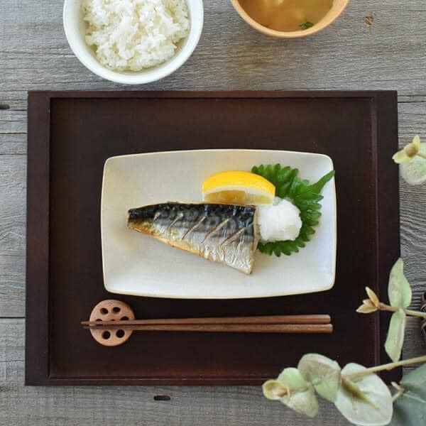 日本餐具美濃燒魚尾盤20.5cm 王球餐具 (13)
