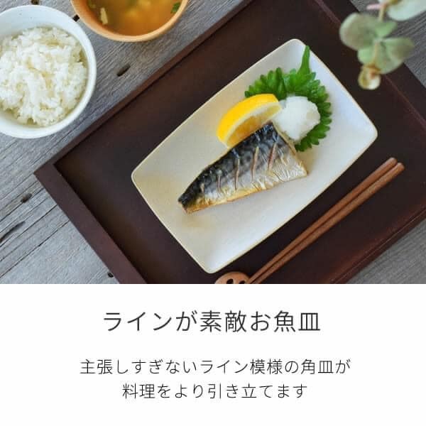 日本餐具美濃燒魚尾盤20.5cm 王球餐具 (9)