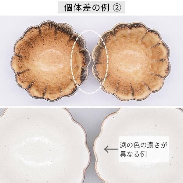 日本餐具美濃燒缽碗5色菊花形小缽10.8cm-王球餐具 (20)