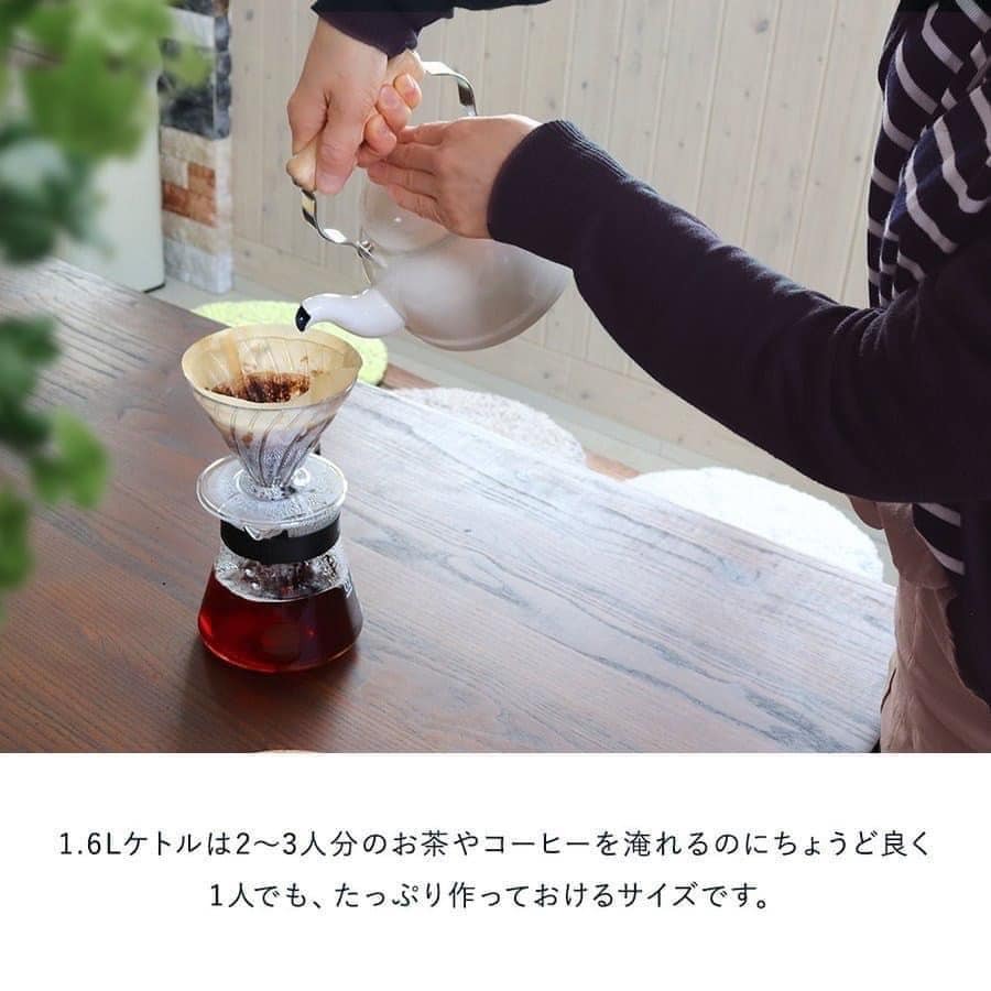 日本餐具 富士琺瑯 HoneyWare琺瑯壼 Cotton系列餐具 琺瑯燒水壺 1.6L 王球餐具 (5)