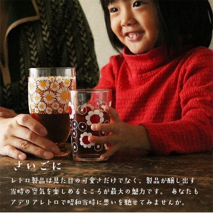 日本餐具-ADERIA-昭和復古花朵飲料杯-王球餐具 (12)