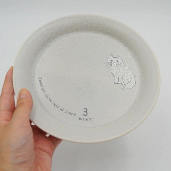 日本餐具貓咪系列瓷器餐具 點心餐盤 馬克杯 日本碗 王球餐具 (4)