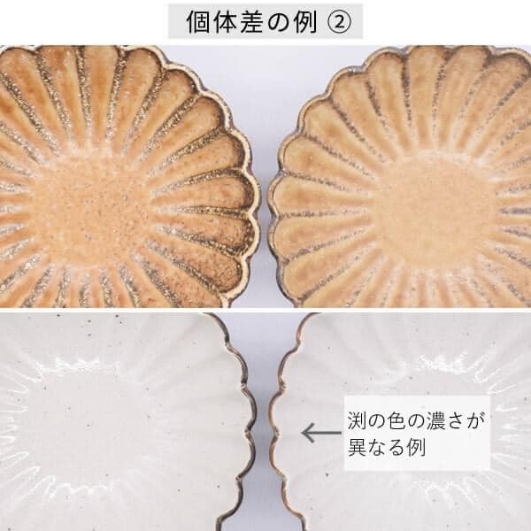 日本餐具 美濃燒陶瓷碗 5色菊花形日本碗中缽18cm 王球餐具 (16)