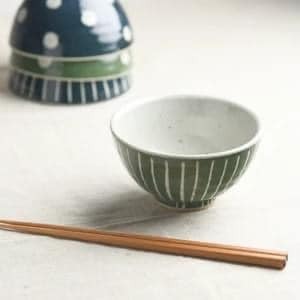 日本食器 美濃燒瓷碗 手工圓形飯碗12.1cm 日本餐具 王球餐具 (3)