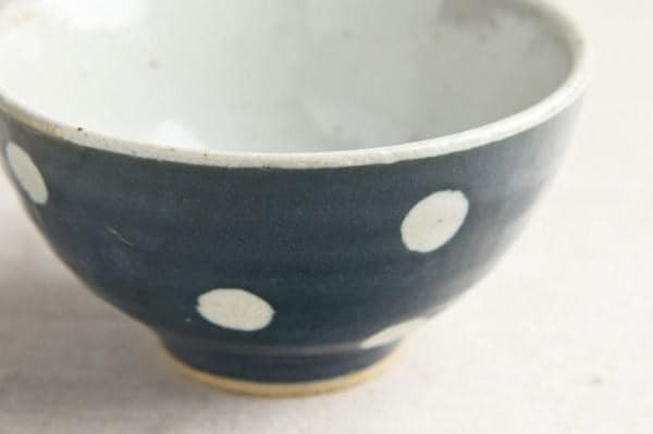 日本食器 美濃燒瓷碗 手工圓形飯碗12.1cm 日本餐具 王球餐具 (5)