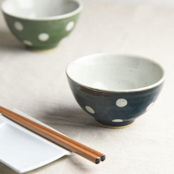 日本食器 美濃燒瓷碗 手工圓形飯碗12.1cm 日本餐具 王球餐具 (12)