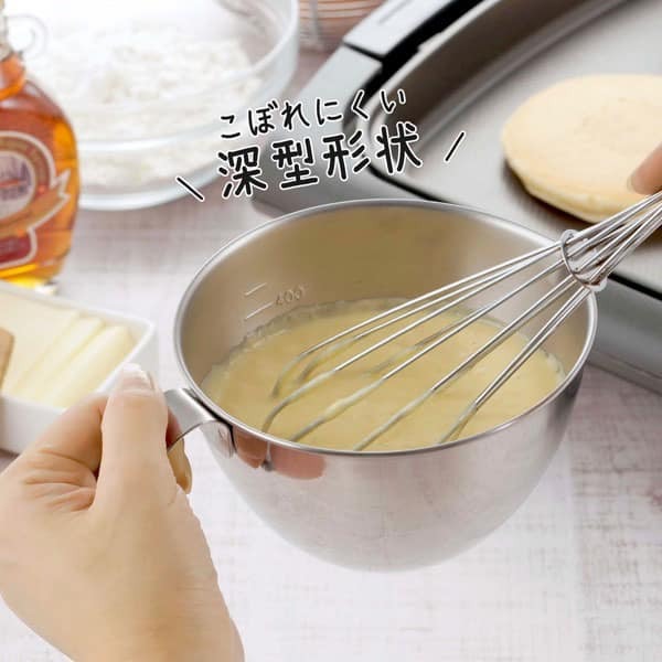 日本餐具 下村企販廚房用品 18-8不鏽鋼餐具 有把手刻度量杯 王球餐具 (3)