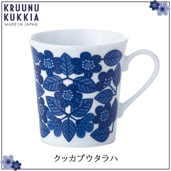 日本餐具 美濃燒瓷杯KRUUNU KUKKIA輕量馬克杯320ml 王球餐具 (5)