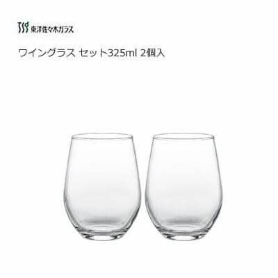 日本餐具 佐佐木東洋玻璃杯酒杯325ml（禮盒）杯子 王球餐具 (2)