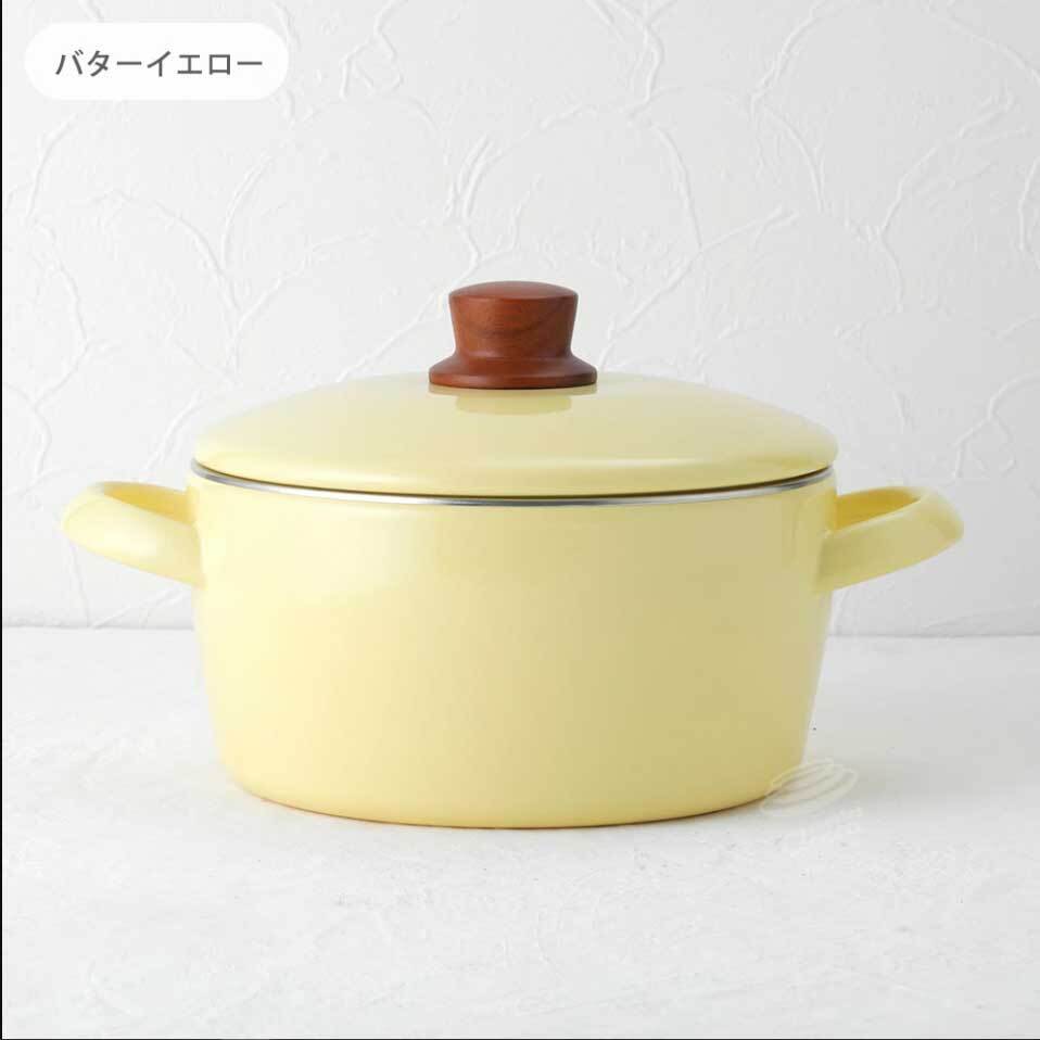 日本餐具 富士琺瑯鍋 自然系統砂鍋20cm 王球餐具 (3)