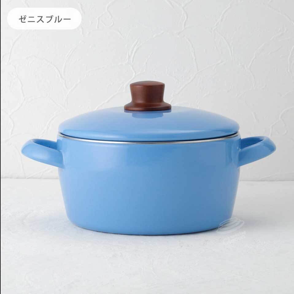 日本餐具 富士琺瑯鍋 自然系統砂鍋20cm 王球餐具 (4)