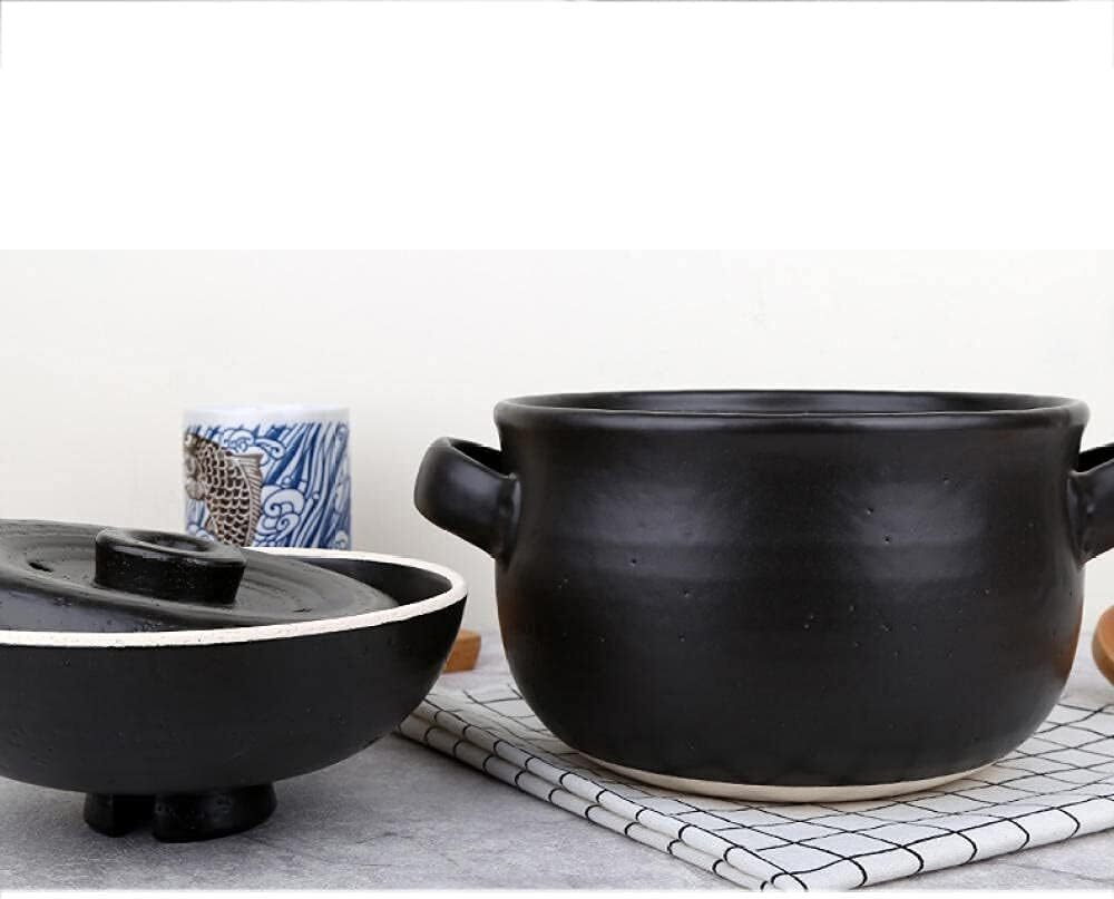 日本餐具 煮飯鍋 大黑泰成窯陶鍋 雙層蓋黑砂鍋 王球餐具 (10)