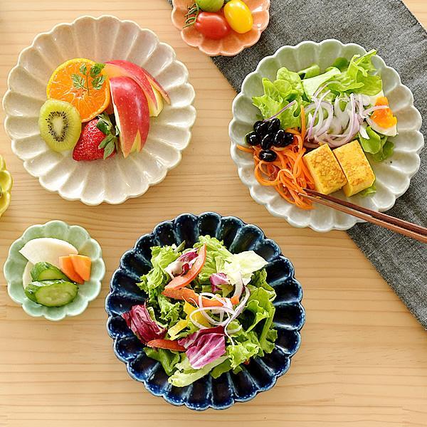 日本餐具 美濃燒瓷器餐盤 日本菊形盤 王球餐具