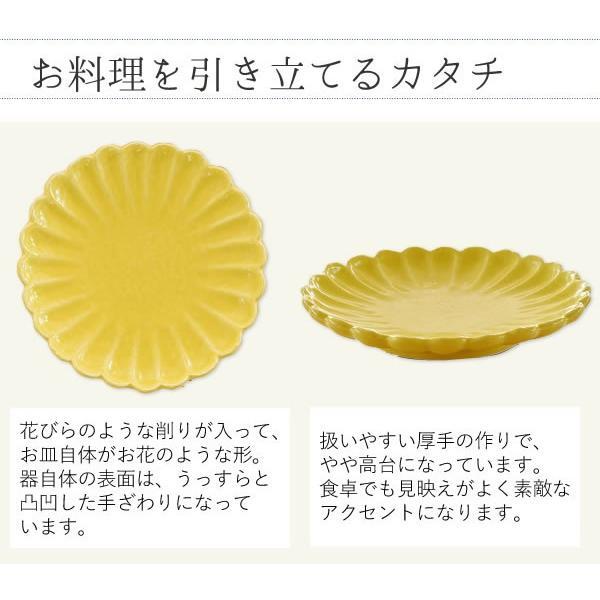 日本餐具 美濃燒瓷器餐盤 日本菊形盤 王球餐具 (11)