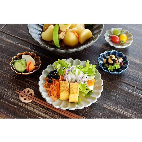 日本餐具 美濃燒瓷器餐盤 日本菊形盤 王球餐具 (17)