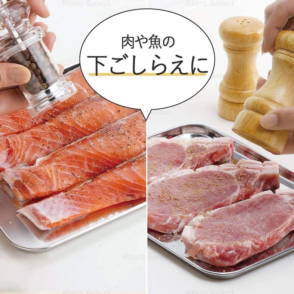 日本餐具 下村企販廚房用品 淺型不鏽鋼料理盤 3入組 王球餐具 (4)