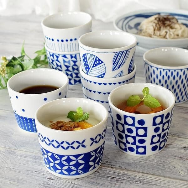 日本餐具美濃燒茶碗蒸小碗8.4cm 王球餐具 (4)
