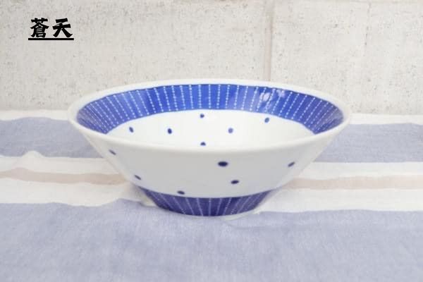 日本餐具美濃燒瓷碗 蕎麥拉麵碗20cm 王球餐具 (10)