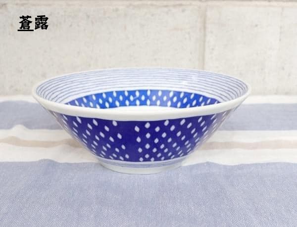 日本餐具美濃燒瓷碗 蕎麥拉麵碗20cm 王球餐具 (11)