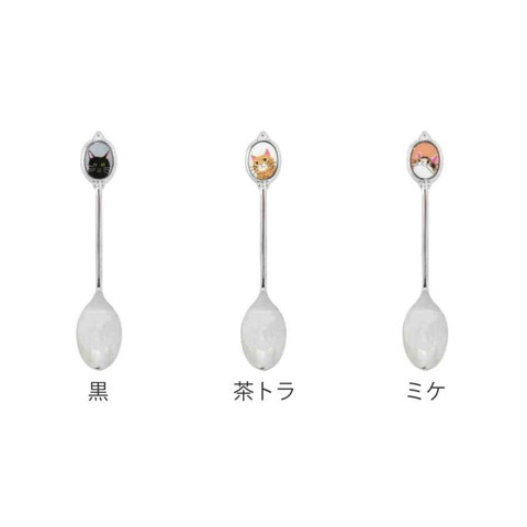 日本餐具 CYAMEKKE 貓咪湯匙 王球餐具 (5)